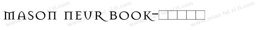 mason neur book字体转换